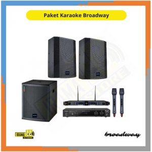 Paket Karaoke Speaker Broadway 8inch - Subwoofer Broadway
